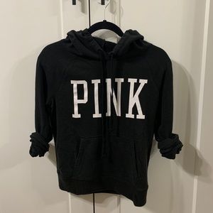 VS Pink Black Hoodie
